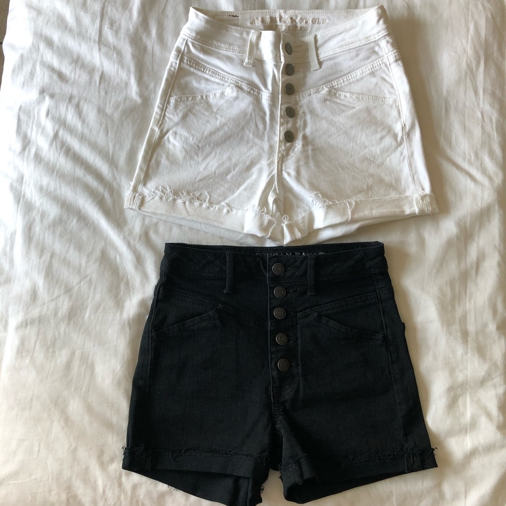 High waist denim shorts bundle